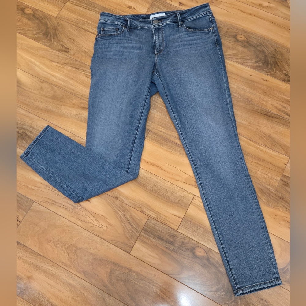 LOFT Women's Curvy/Skinny Blue Jeans , Size 10